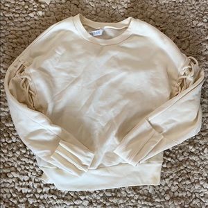 Alo yoga yellow crew neck